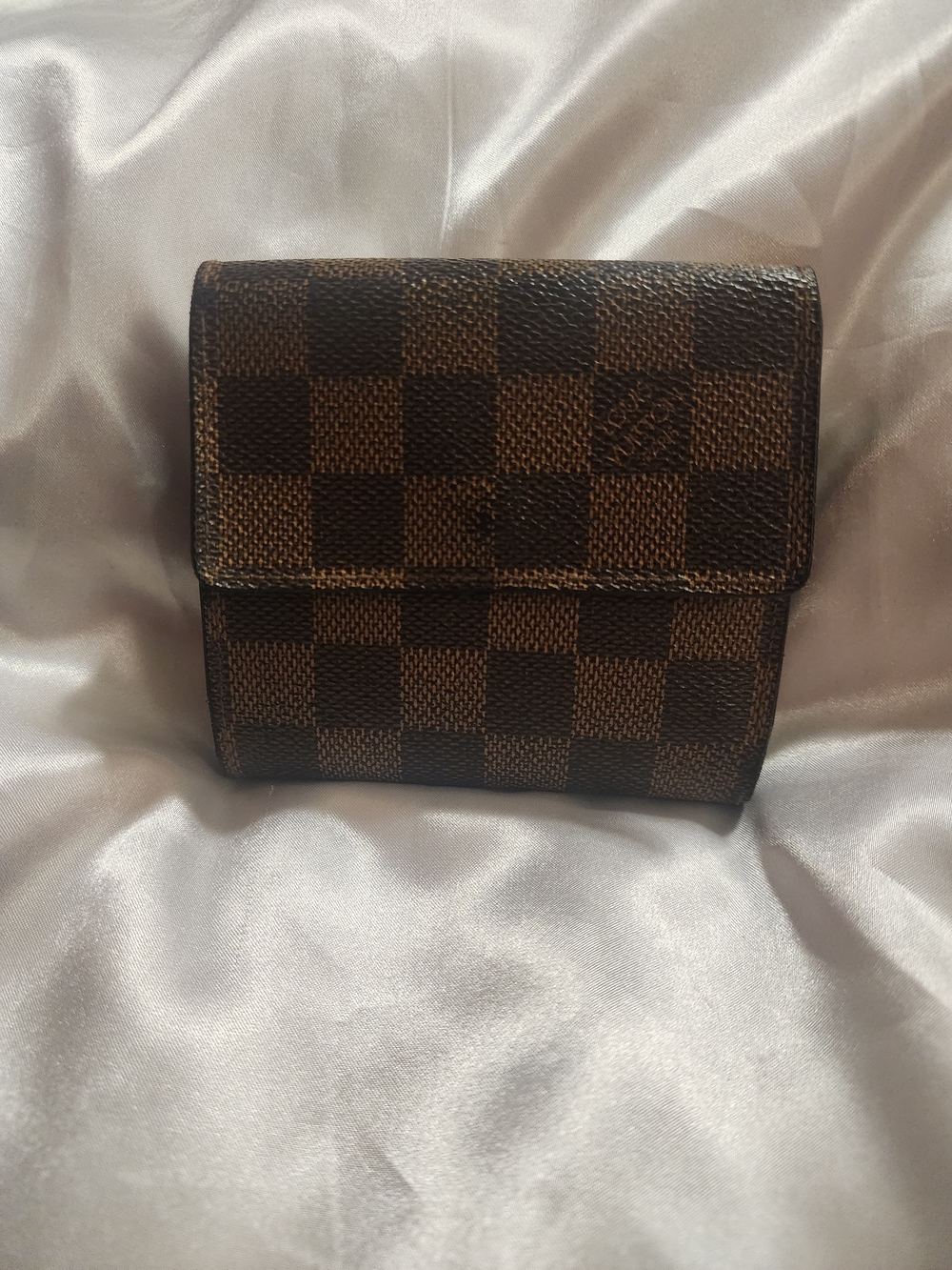 Louis Vuitton Damier Ebene Mens Trifold Snap Wallet - Picture 5 of 13